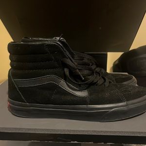 Used Black high too vans